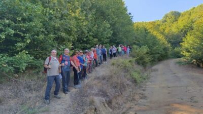 Bursa Mudanya’da 15 kilometrelik doğa yürüyüşü yapıldı