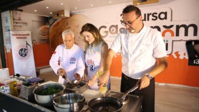 Başkan Mustafa Bozbey Gastronomi Tırı’nda yemek yaptı