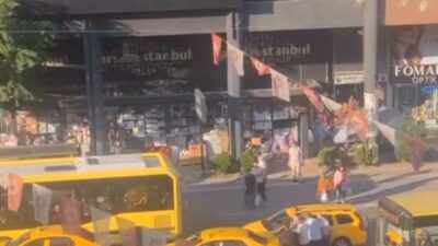 Bursa’da sopalı ’yol verme’ tartışması kamerada