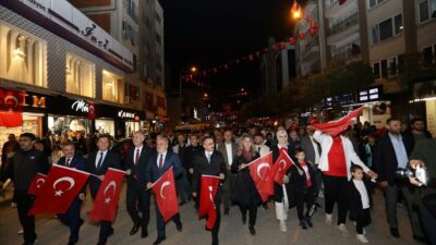 İnegöl’de Cumhuriyet’in 101. yılı coşkusu