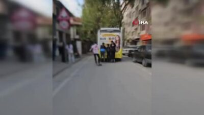 Bursa’da tehlikeli yolculuk kamerada