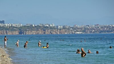 Antalya’da yazdan kalma görüntüler