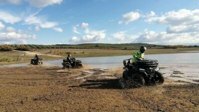 Mudanya’da ATV tutkunlarının off road heyecanı