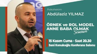 Bursa İnegöl’de örnek ve rol model anne baba olmak seminerine davet