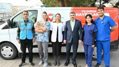 Yıldırım’da ‘can dostu’ ambulans