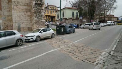 Bursa’da tarihi ayrıntı; Bu yol şehri ikiye ayırıyor