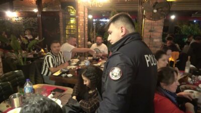 Bursa polisinden gece mekanlarına ‘şok’ baskın