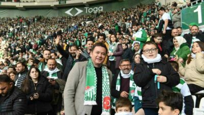 Başkan Aydın’dan çocuklara Bursaspor aşısı!