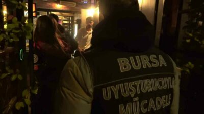 Bursa polisinden gece mekanlarına ‘şok’ baskın