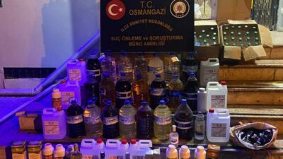 Bursa’da kaçak alkol operasyonu!