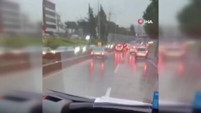 Bursa’da fermuar sistemiyle yolu böyle açtılar