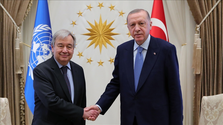 Cumhurbaşkanı Erdoğan, Guterres ile görüştü