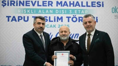 Bursa’da tapu sevinci! 960 hak sahibine teslim edildi