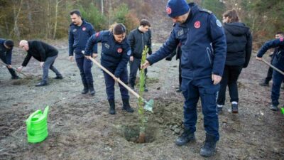 Bursa Büyükşehir’den kahraman itfaiyecilerin anısına hatıra ormanı