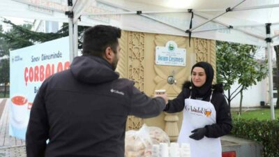 Bursa’da öğrencilere sabah çorbası ikramı