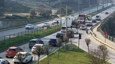 Bursa’da trafiği kilitleyen olay